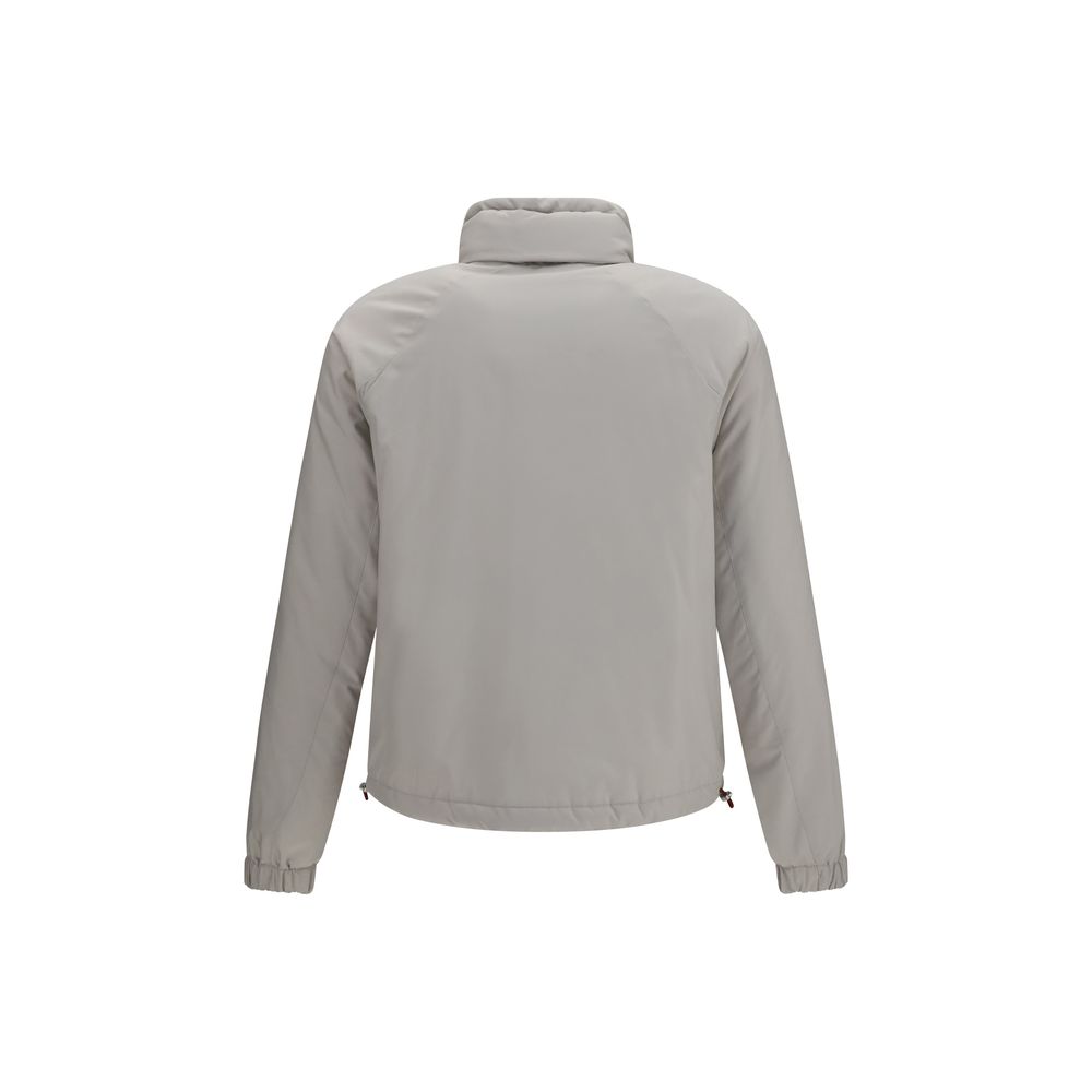 Brunello Cucinelli Gray Polyester Shell Jacket - Image 2
