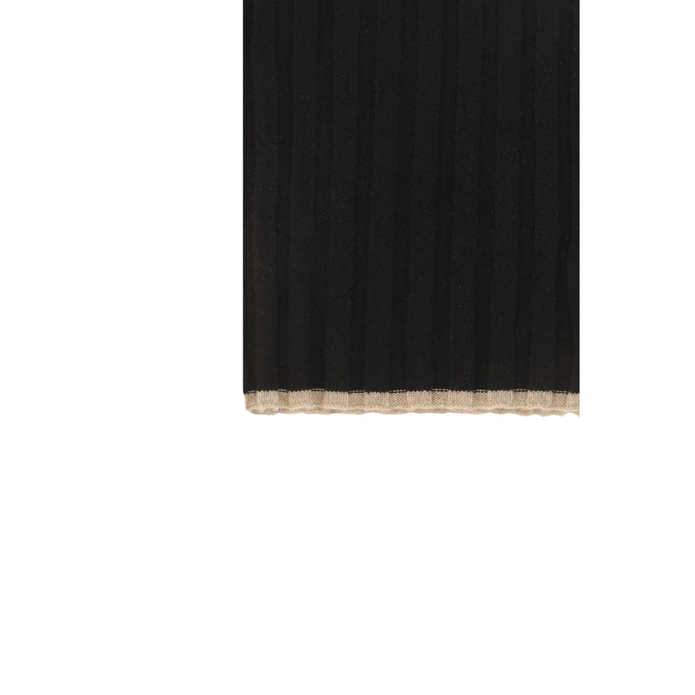 Brunello Cucinelli Black Cashmere Scarf - Image 3