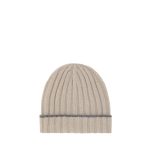 Brunello Cucinelli Beige Cashmere Beanie