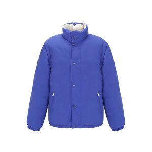Gucci Blue Polyamide Coat