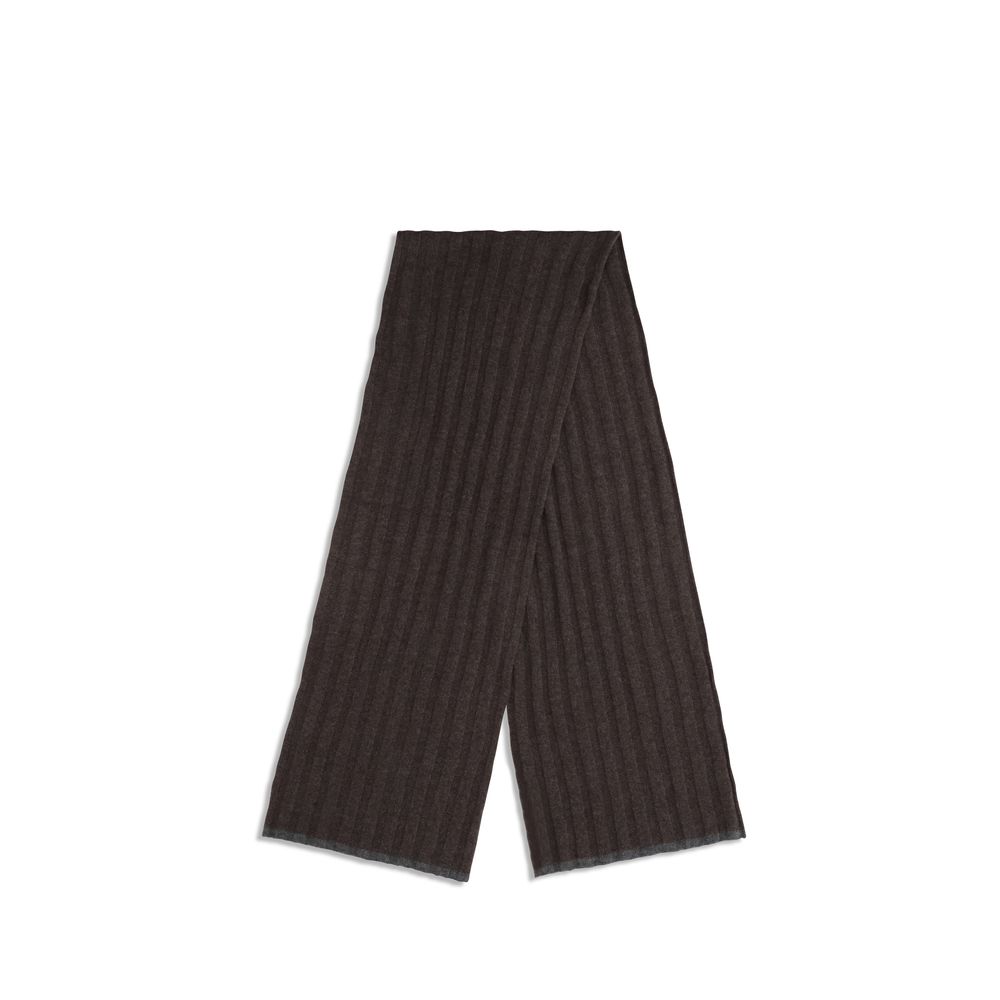 Brunello Cucinelli Brown Cashmere Scarf - Image 2