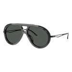 Emporio Armani Gray Acetate Sunglasses