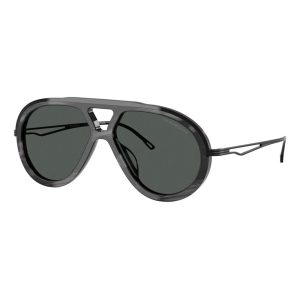 Emporio Armani Gray Acetate Sunglasses