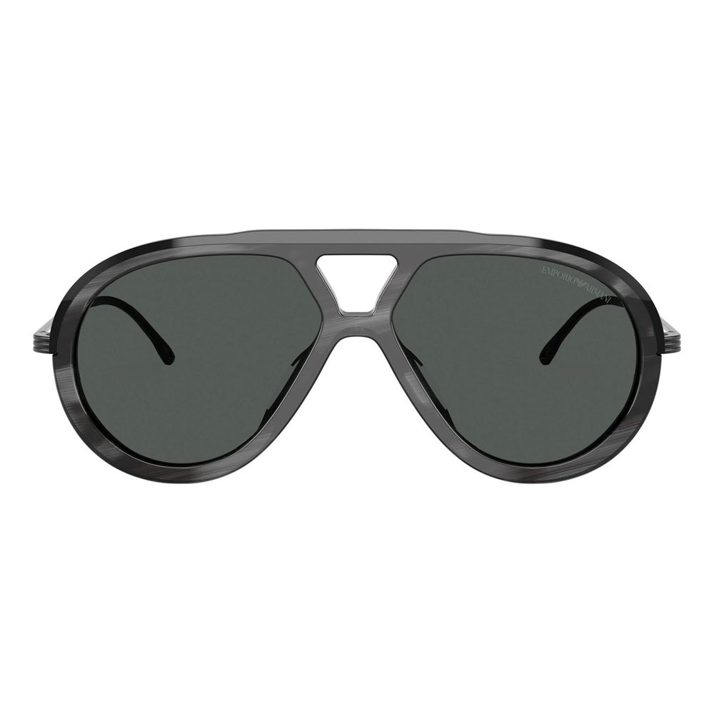 Emporio Armani Gray Acetate Sunglasses - Image 2