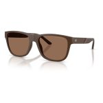 Emporio Armani Brown Acetate Sunglasses