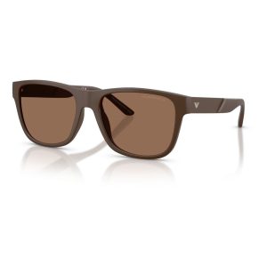 Emporio Armani Brown Acetate Sunglasses