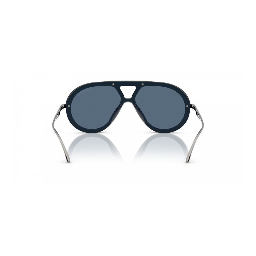 Emporio Armani Blue Acetate Sunglasses - Image 3