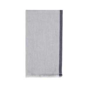 Brunello Cucinelli Gray Cashmere Scarf