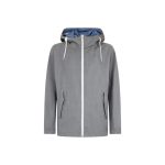 Herno Gray Virgin Wool Shell Jacket