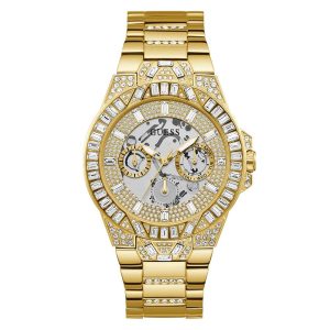 Guess Gold Stainless Steel Dress Watch