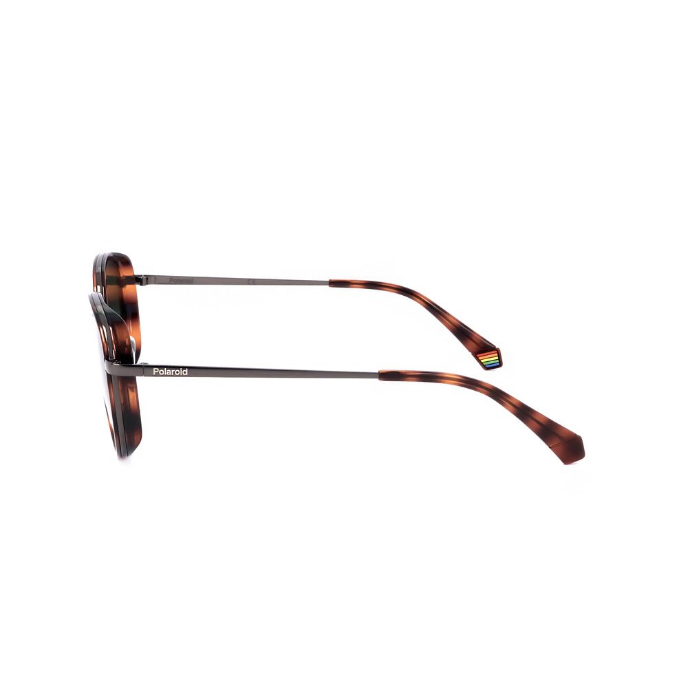 Polaroid Brown Metal Sunglasses - Image 3