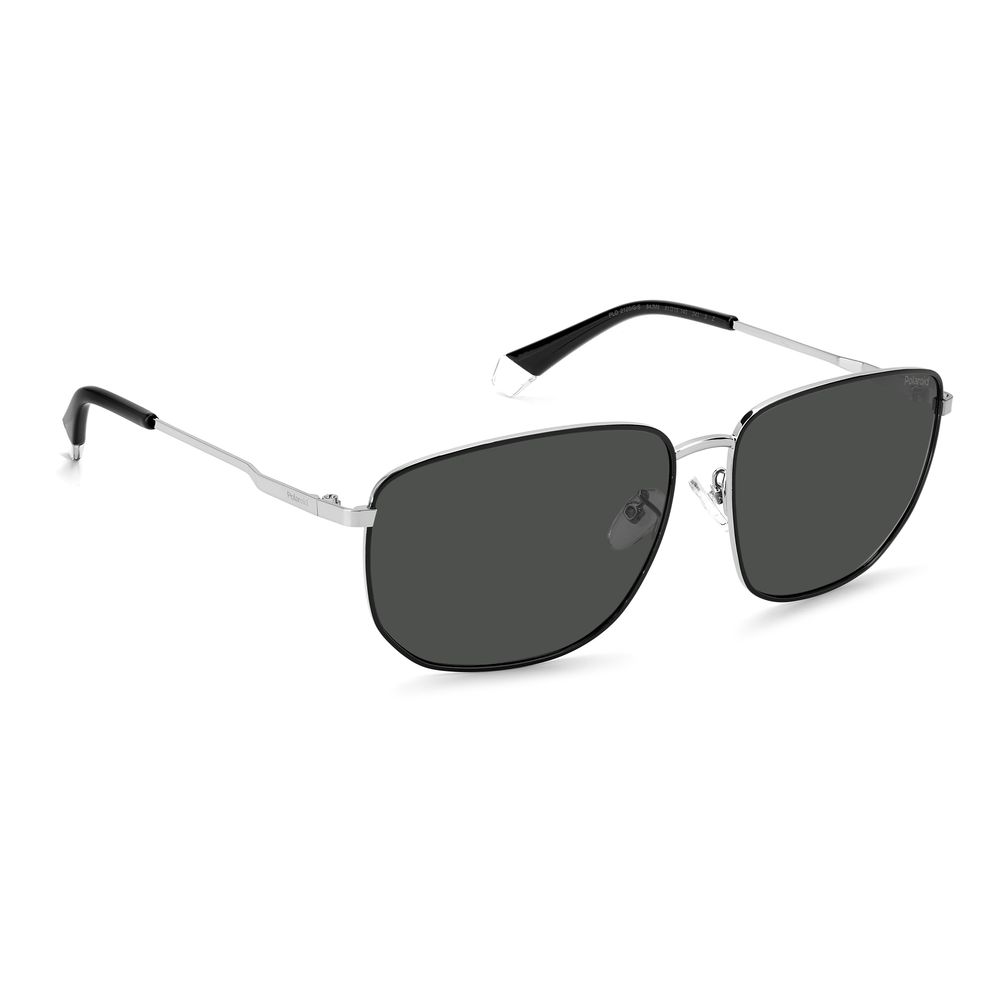 Polaroid Black Metal Sunglasses - Image 3