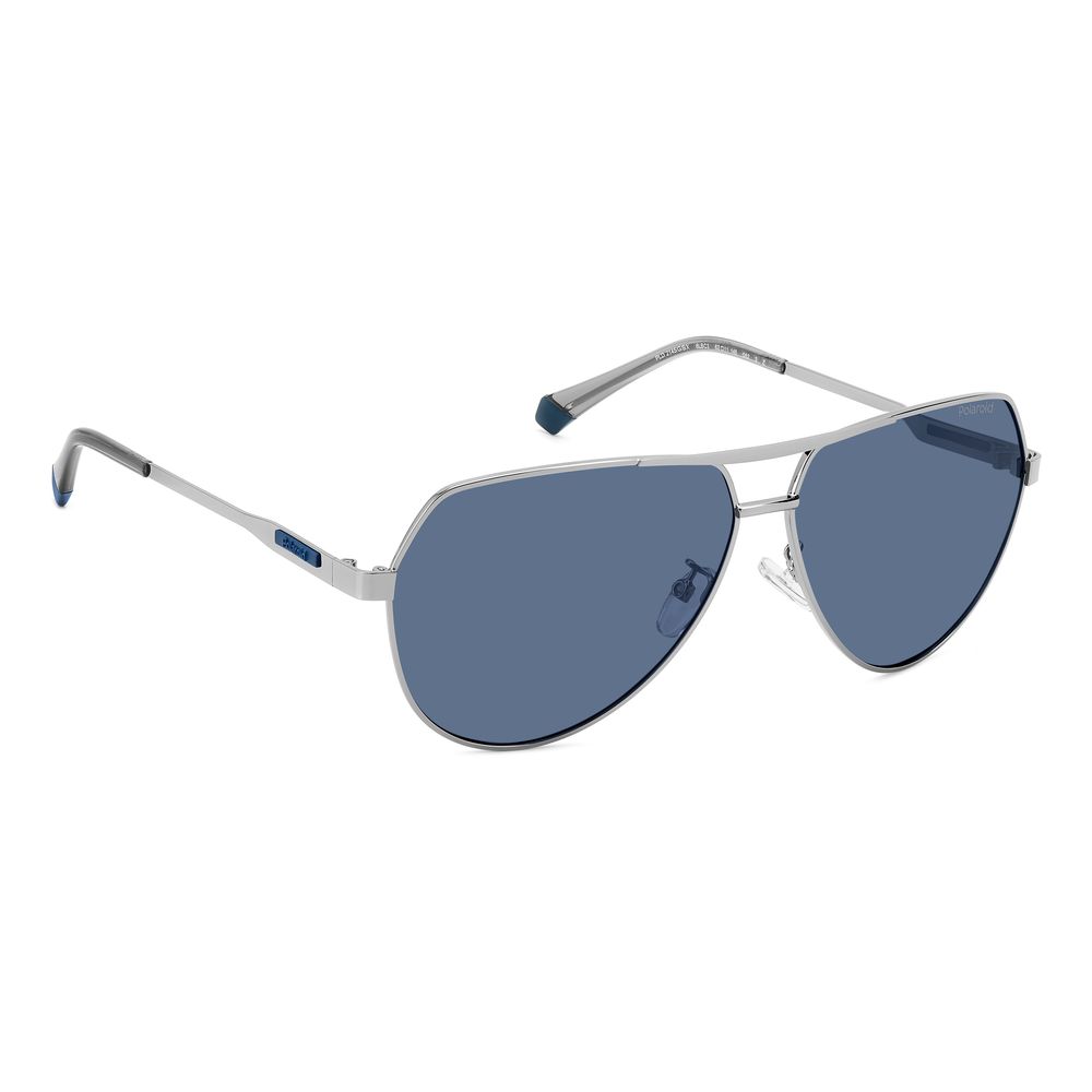 Polaroid Gray Metal Sunglasses - Image 3
