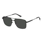 Polaroid Black Metal Sunglasses