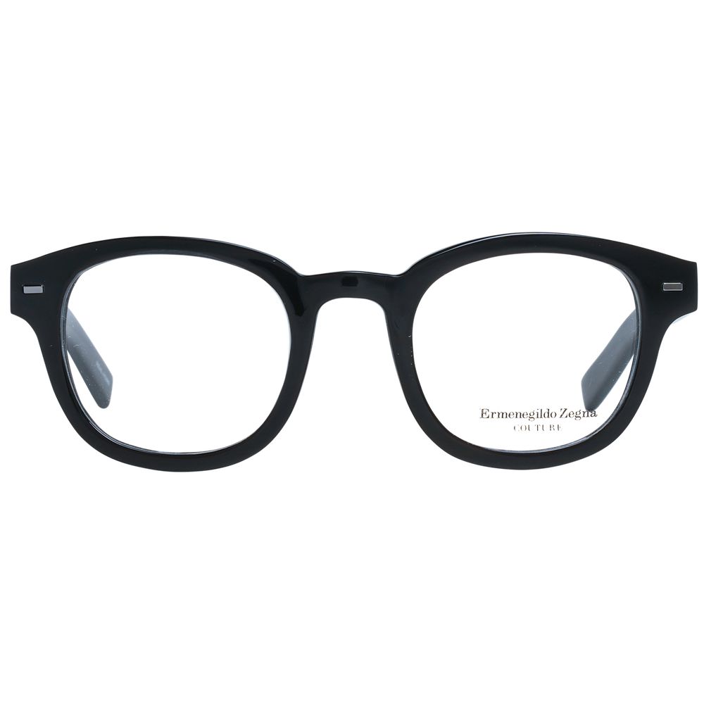 Ermenegildo Zegna Black Horn Glasses (Frames) - Image 2