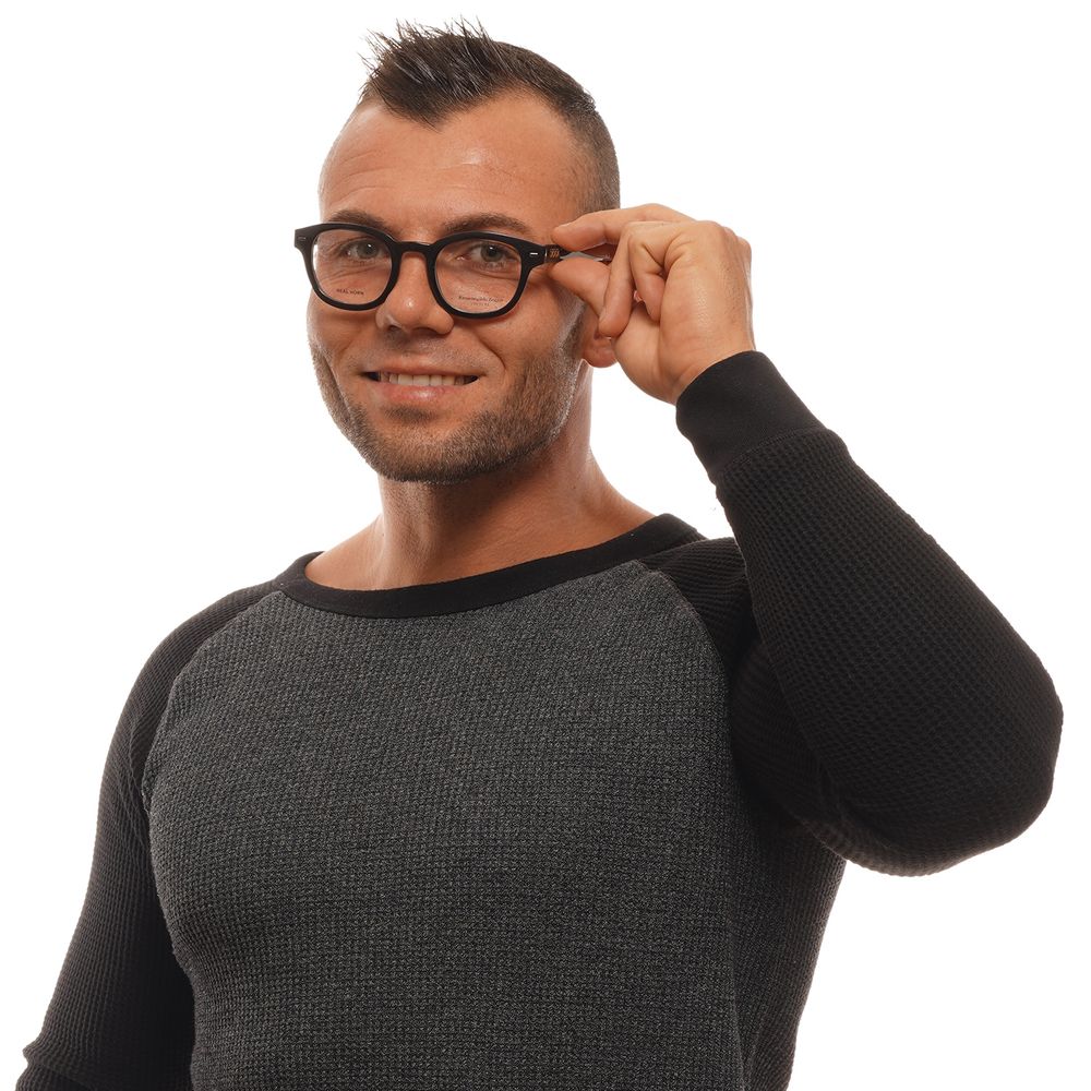 Ermenegildo Zegna Black Horn Glasses (Frames) - Image 4