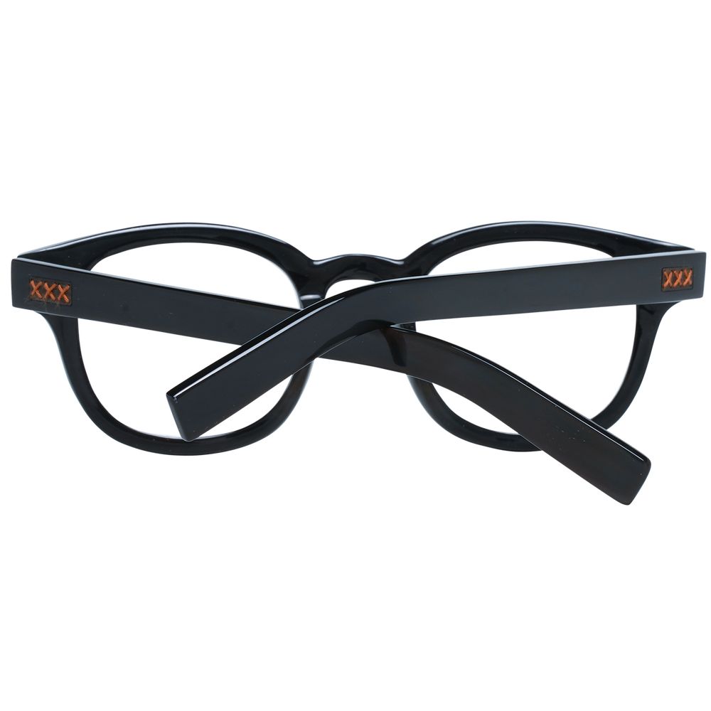 Ermenegildo Zegna Black Horn Glasses (Frames) - Image 3