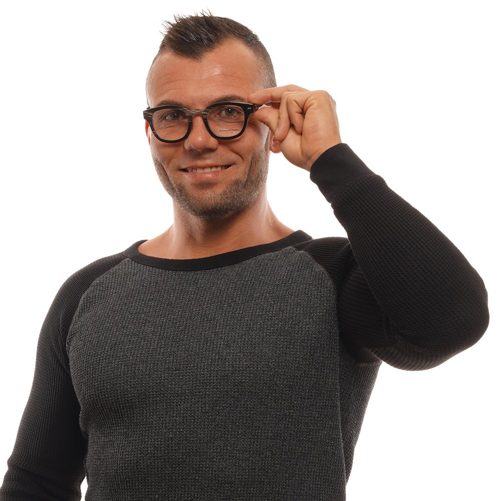 Ermenegildo Zegna Black Horn Glasses (Frames) - Image 4
