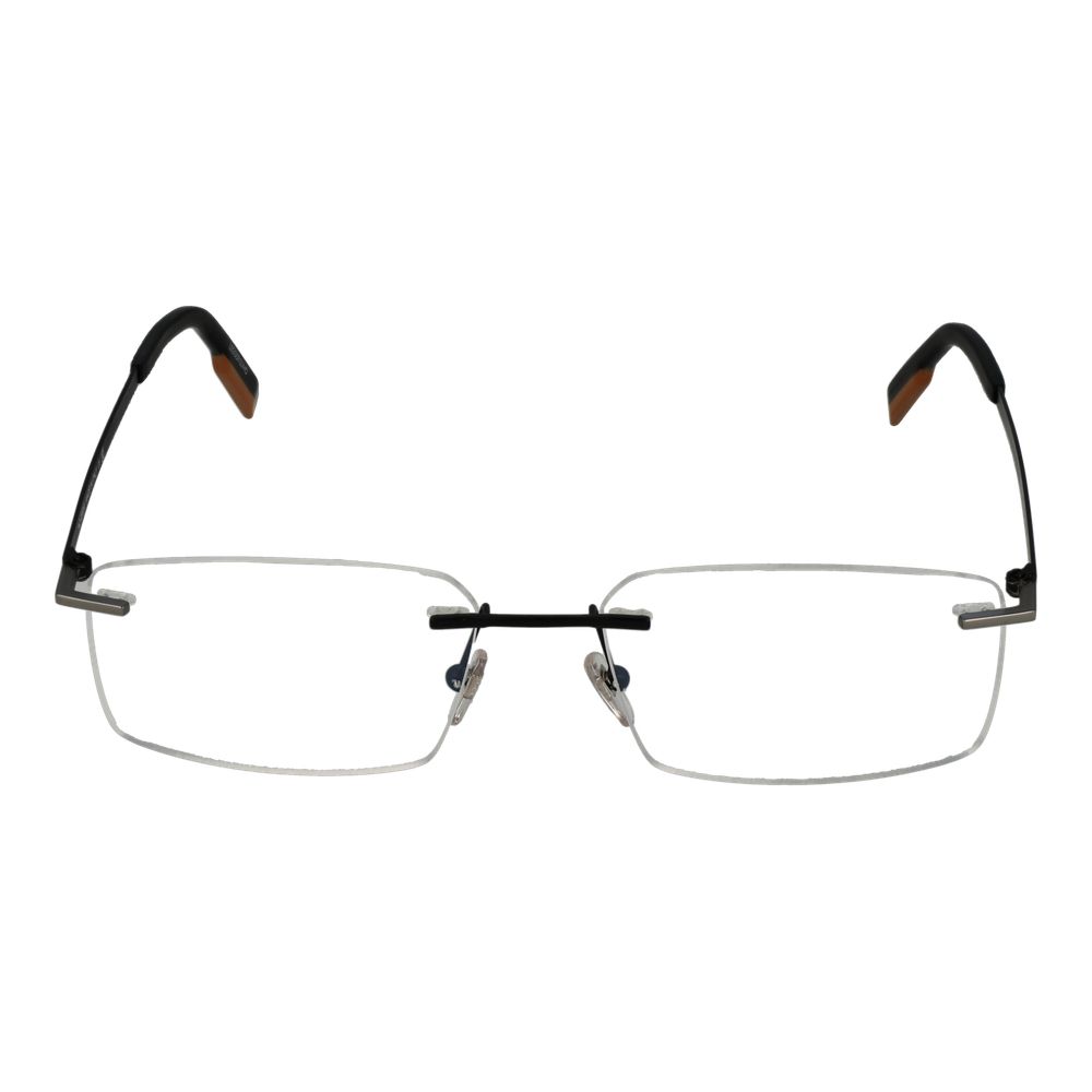 Ermenegildo Zegna Gray Metal Glasses (Frames) - Image 2
