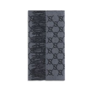Gucci Blue Cashmere Foulard