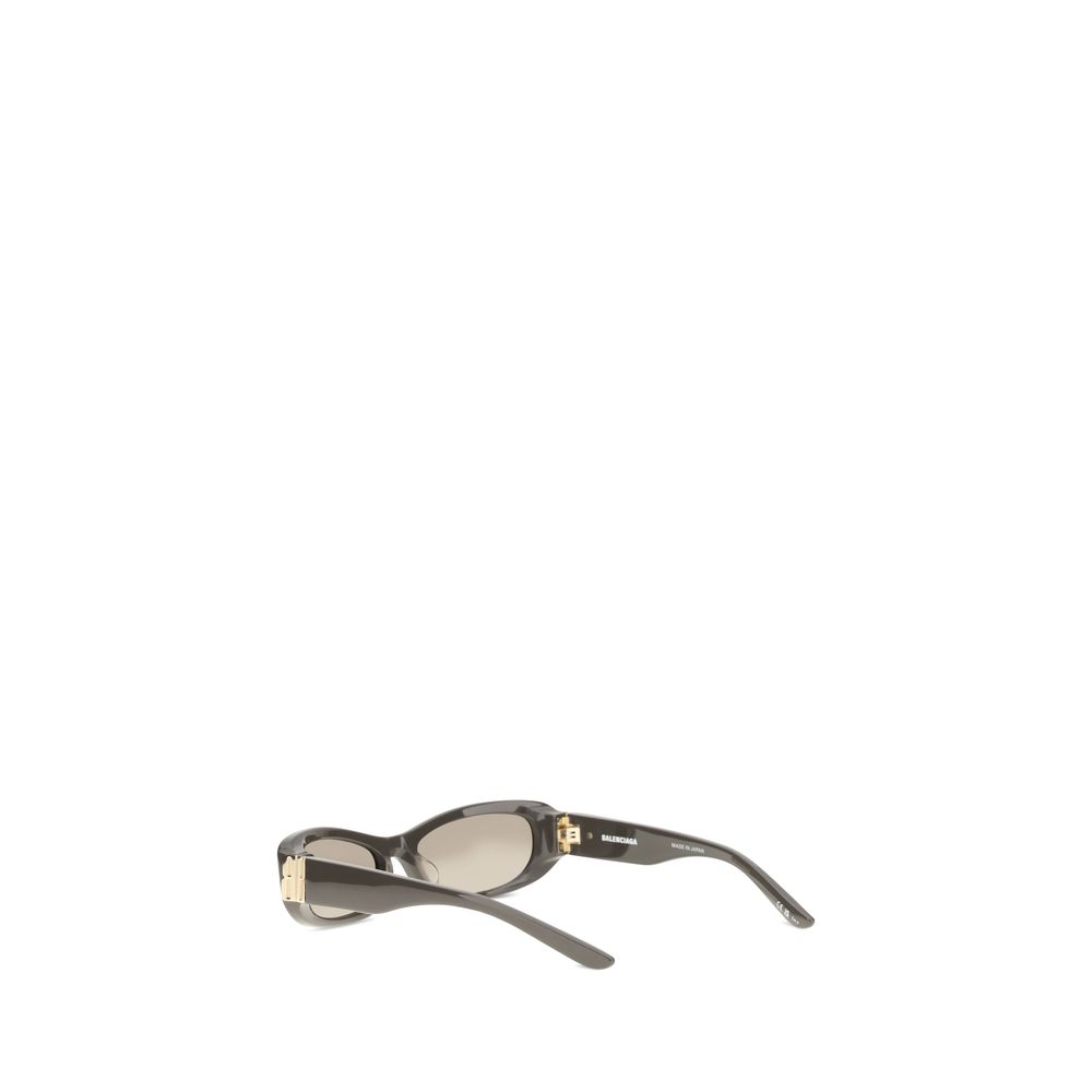 Balenciaga Brown Acetate Sunglasses - Image 3
