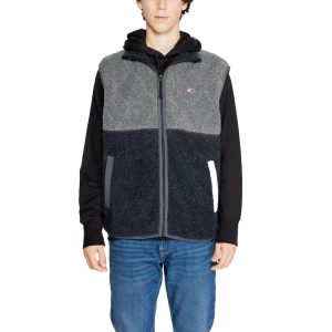Tommy Hilfiger Jeans Black Recycled Polyester Sleeveless Jacket