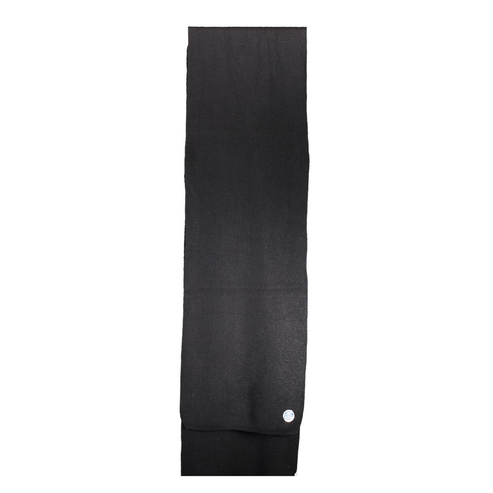 North Sails Black Cotton Men Scarf - Image 3